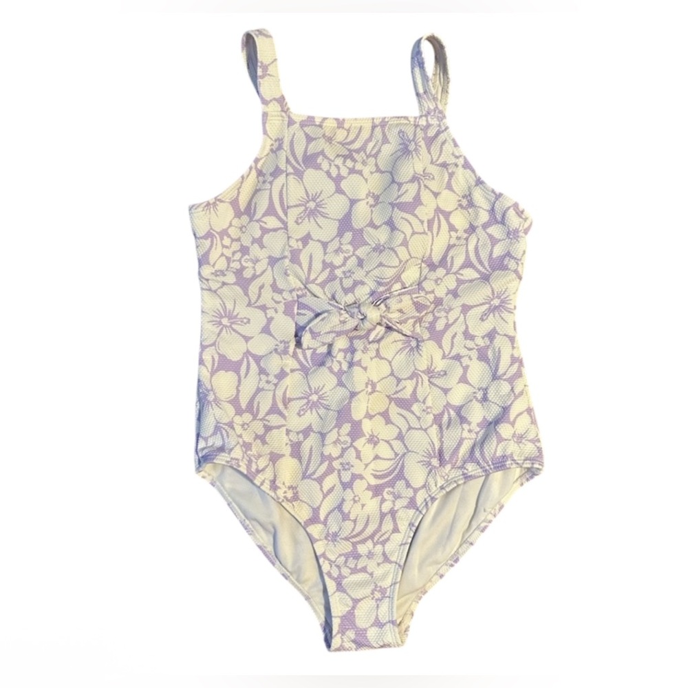 Girls Floral Bathing Suit